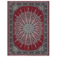 Иранский ковер Mishribi av 39811 Красный
